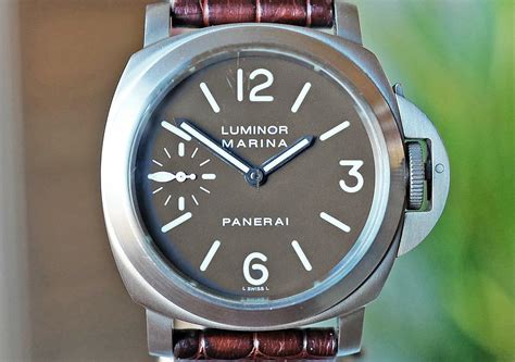 immagini panerai 118|Panerai Luminor Marina Titanium PAM 118 Luxury Watch Review.